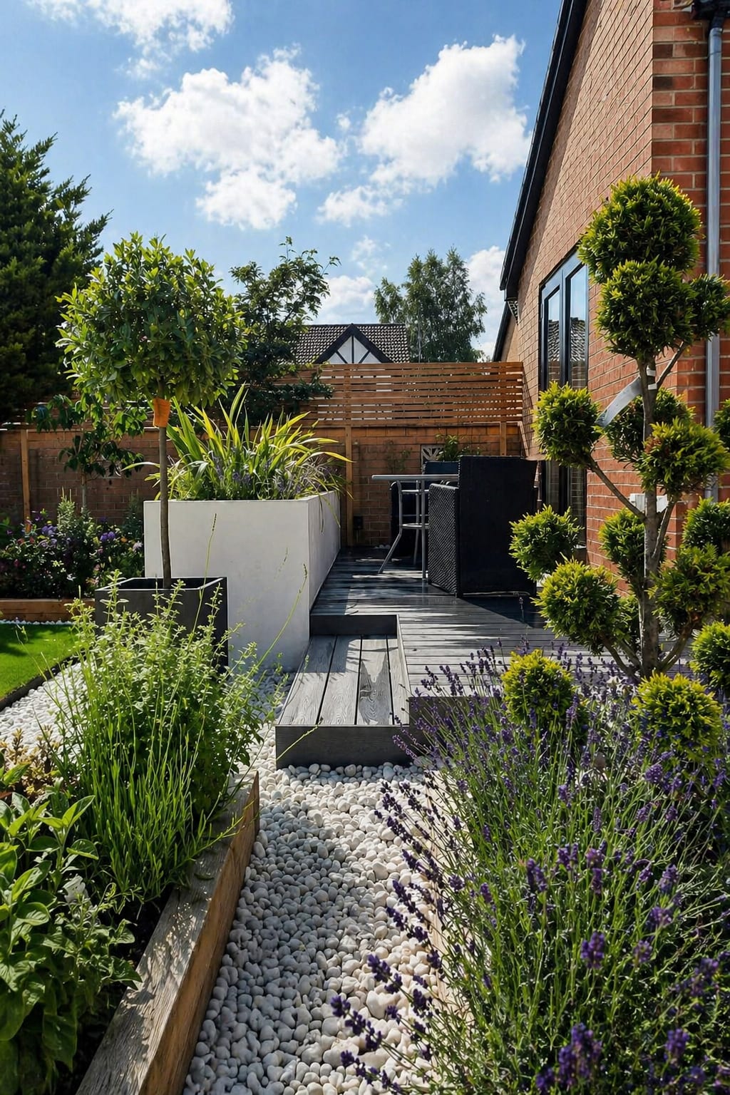 Garden design in a North Nottinghamshire area we cover