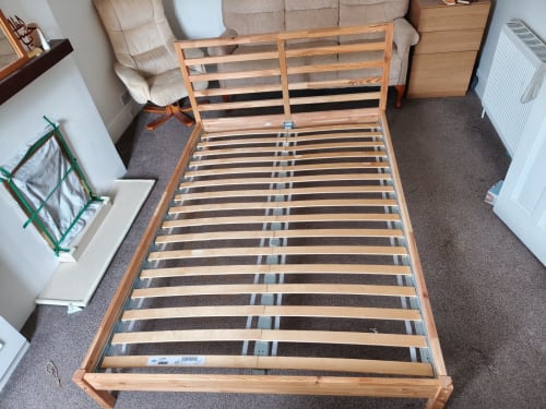 Double Bed Frame And Mattress