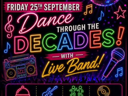 Dance Through The Decades At Hunters Meet  — Entertainment in Harlow