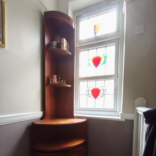 Wooden Corner Display Cabinet With Storage — Furniture & Homeware in Southend-on-Sea
