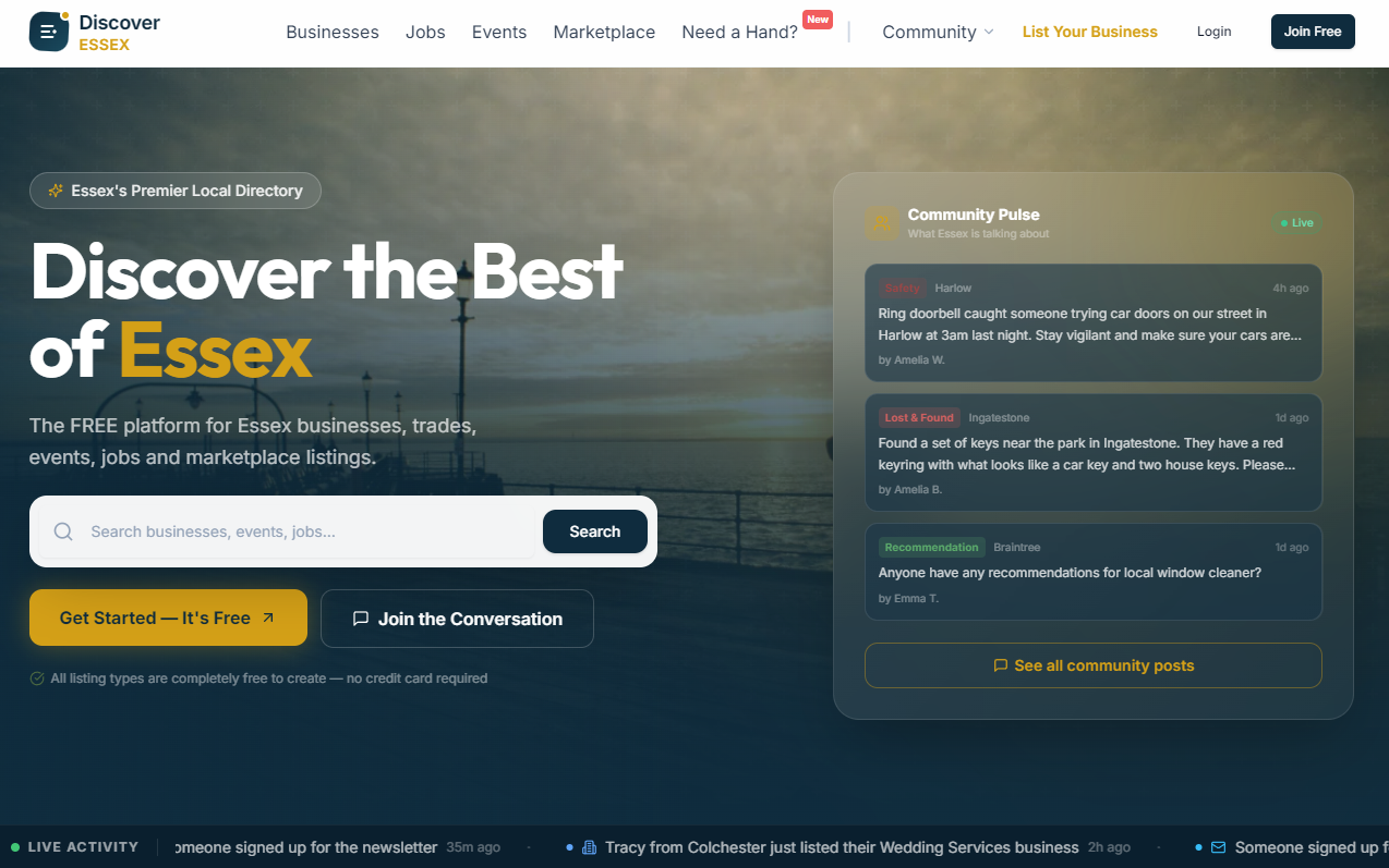 How to Make Your Business Listing Stand Out on Discover Essex