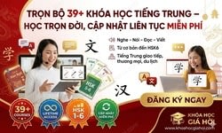 Trọn Bộ 39+ Khóa Học Tiếng Trung – Học Trọn Đời, Cập Nhật Liên Tục Miễn Phí