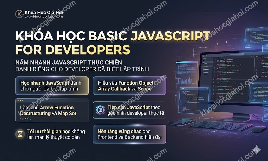 Khóa Học Basic Javascript For Developers