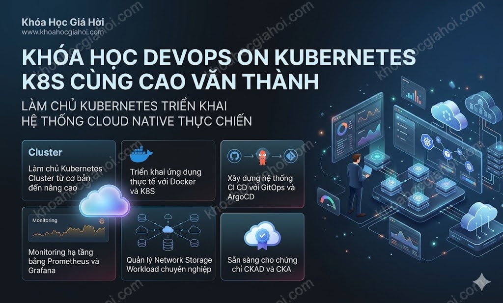 Khóa Học Devops On Kubernetes (k8s) Cùng Cao Văn Thành