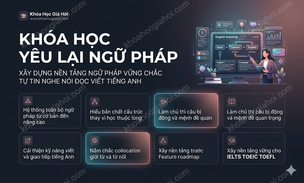 Khóa Học Yêu Lại Ngữ Pháp