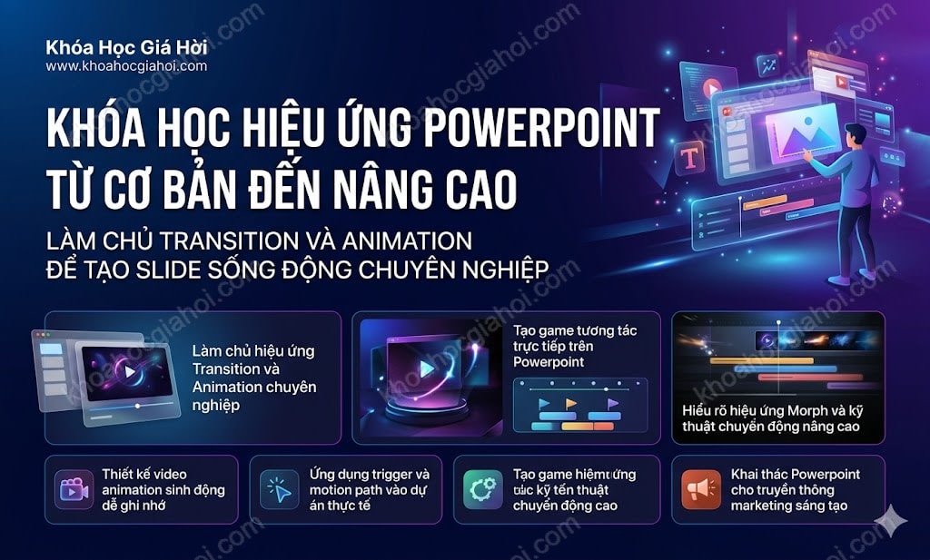 Khóa Học Hiệu Ứng Powerpoint Từ Cơ Bản Đến Nâng Cao
