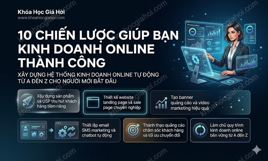 10 Chiến Lược Giúp Bạn Kinh Doanh Online Thành Công