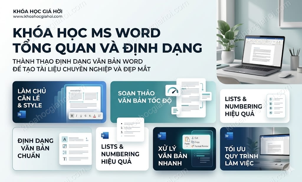Khóa học MS Word: Tổng quan và định dạng