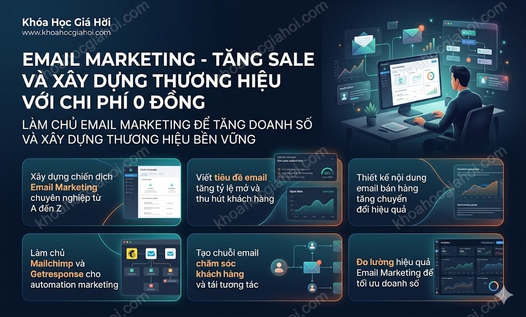 Email Marketing - Tăng Sale Và Xây Dựng Thương Hiệu Với Chi Phí 0 Đồng