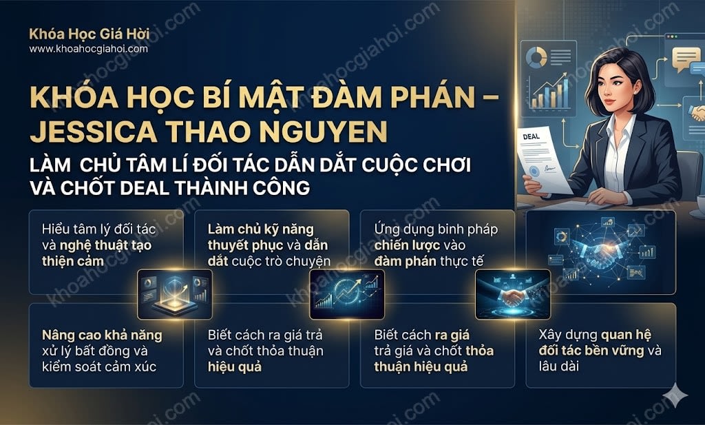 Khóa Học Bí Mật Đàm Phán – Jessica Thao Nguyen