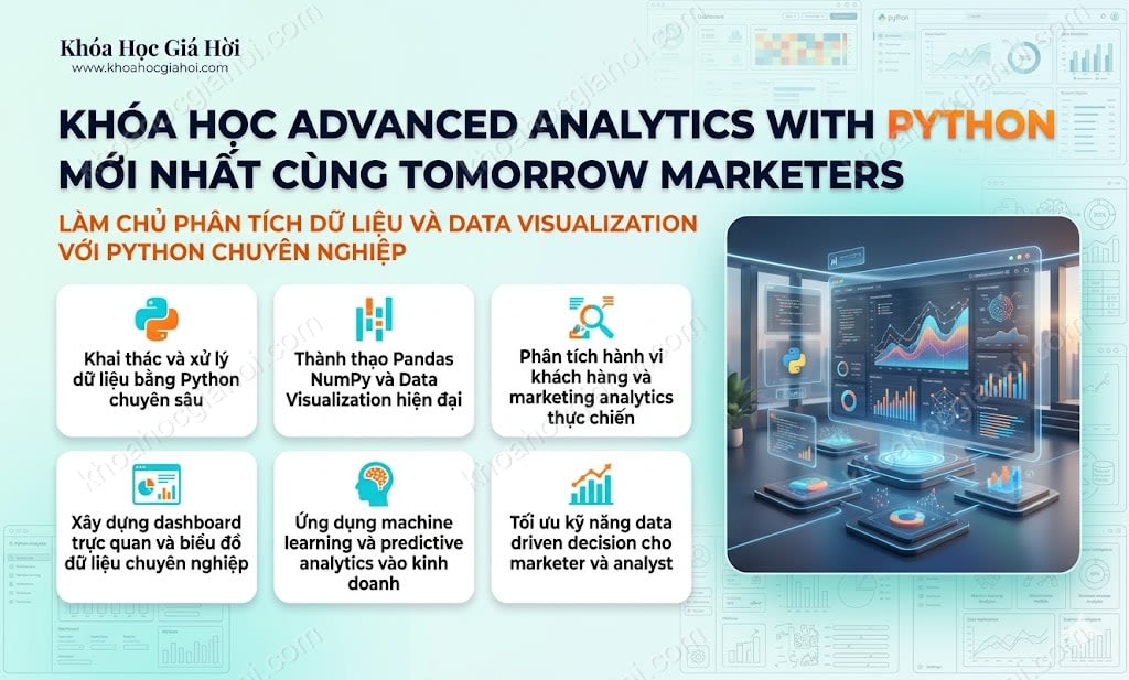 Khóa Học Advanced Analytics With Python Mới Nhất Cùng Tomorrow Marketers