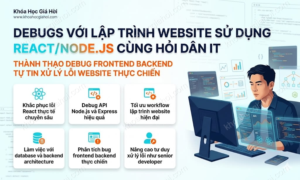 Debugs Với Lập Trình Website Sử Dụng React/Node.js Cùng Hỏi Dân IT