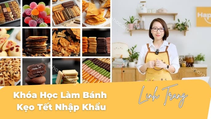 Khóa học bánh quy kẹo tết