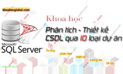 Khóa Học Phân Tích Thiết Kế Csdl Với 10 Loại Dự Án Cùng Tedu