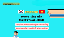 Combo 2 Khoá Tự Học Tiếng Hàn Thi Eps Topik Xuất Khẩu Lao Động E9 Hàn Quốc Dành Cho Người Mới Bắt Đầu