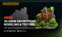 Khoá Học 3d Game Environment Modeling & Texture Với Maya Và Adobe Substance Digital Art