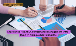 Khóa Học Acca Performance Management (pm) – Quản Trị Hiệu Quả Hoạt Động (f5)