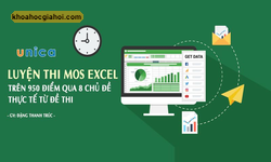 Khóa Học Luyện Thi Mos Excel Trên 950 Điểm Qua 8 Chủ Đề Thực Tế Từ Đề Thi