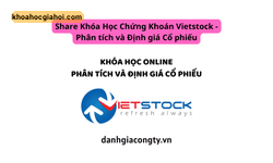 Khóa Học Chứng Khoán Phân Tích Và Định Giá Cổ Phiếu - Vietstock