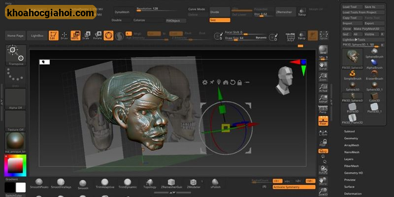 Khóa Học Zbrush Cơ Bản Và Nâng Cao Online