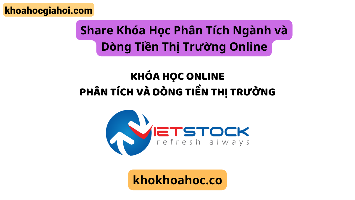 Khóa Học Phân Tích Ngành Và Dòng Tiền Thị Trường Online - Vietstock