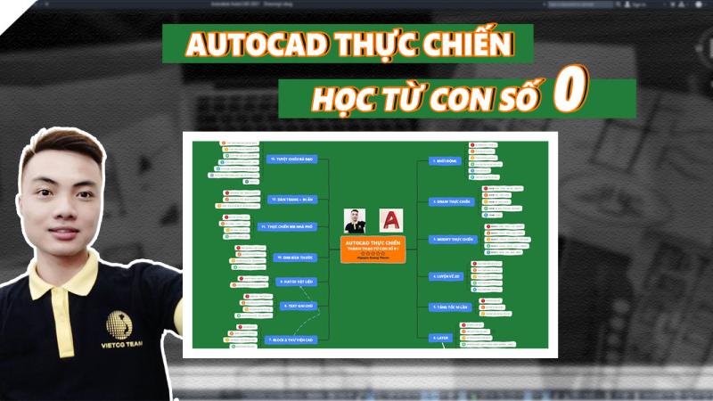 Khóa Học Autocad Thực Chiến - Thành Thạo Từ Con Số 0 ( Tặng 10gb Dữ Liệu Autocad )