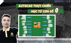 Khóa Học Autocad Thực Chiến - Thành Thạo Từ Con Số 0 ( Tặng 10gb Dữ Liệu Autocad )