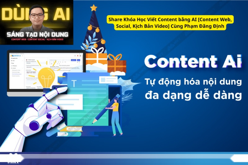 Khóa Học Viết Content Bằng Ai [ Content Web, Social, Kịch Bản Video ] Cùng Phạm Đăng Định