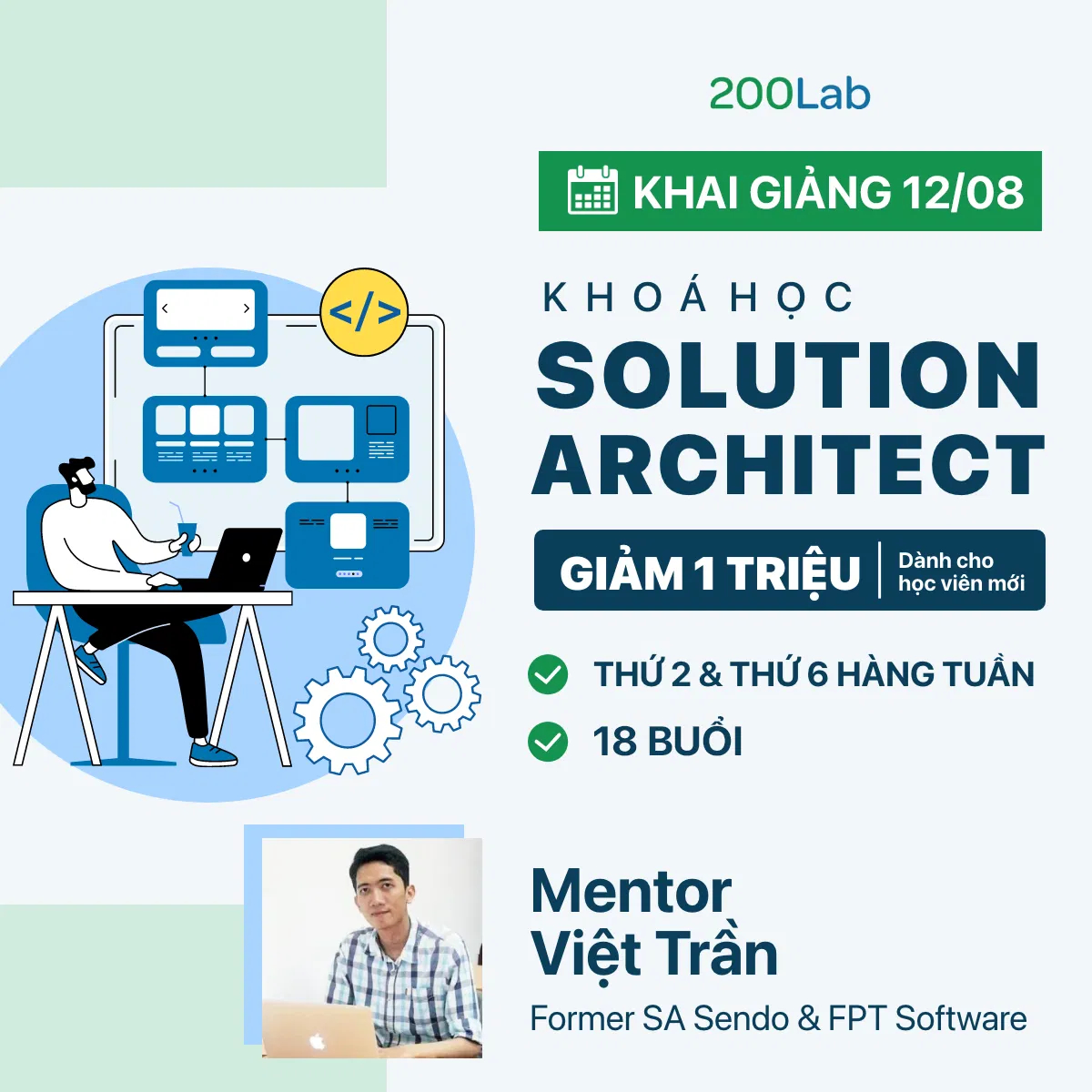 Khóa Học Solution Architect: Thiết Kế Hệ Thống Microservice With Ddd Cùng 200lab