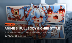 Khóa Học Anime 3: Full Body & Chibi Style Cùng Digiart Academy