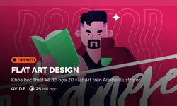 Khóa Học Thiết Kế Đồ Họa 2d : Flat Art Design Trên Adobe Illustrator Cùng Digiart Academy