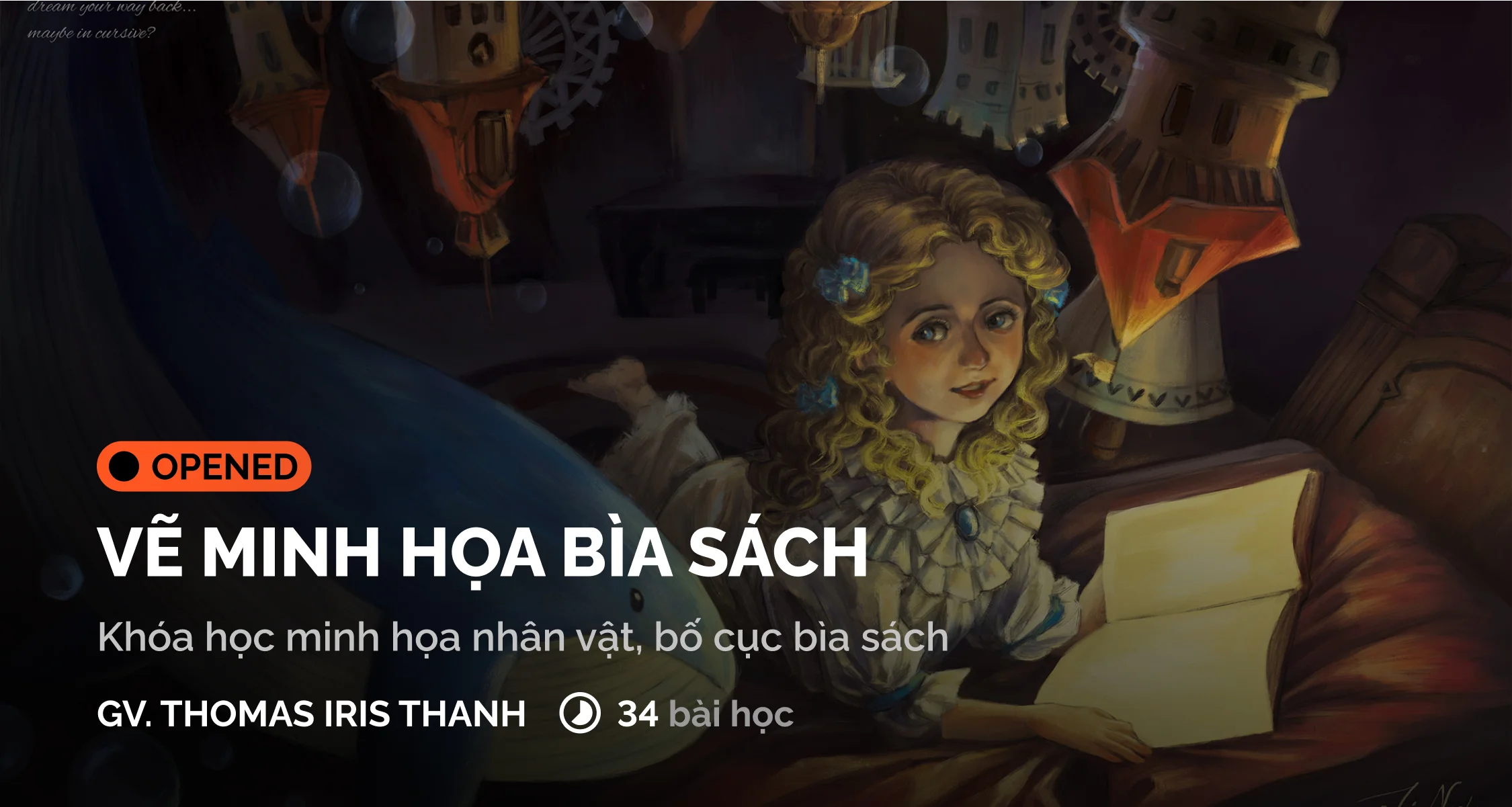 Khóa Học Vẽ Minh Hoạ Bìa Sách Cùng Digiart Academy
