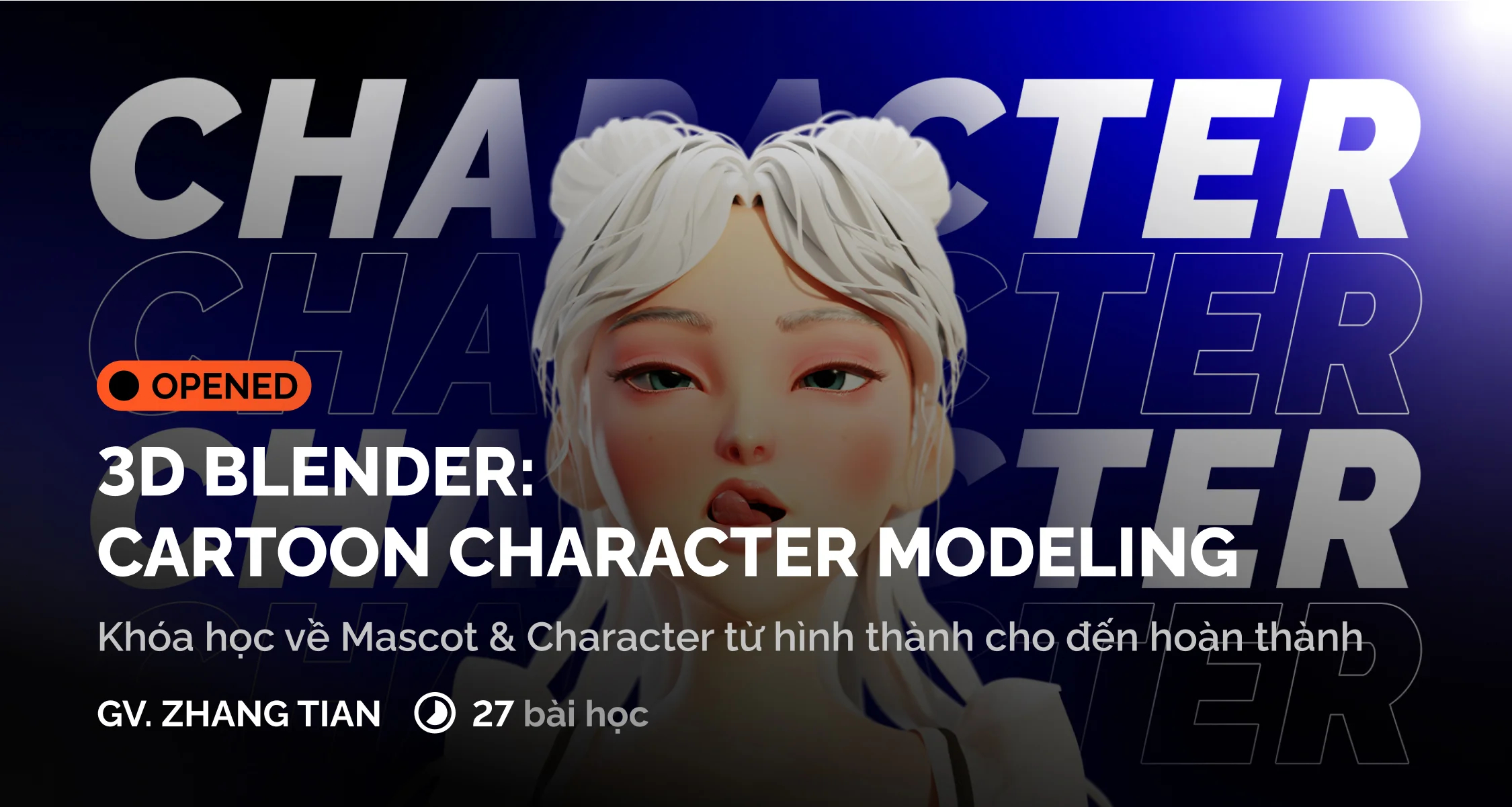 Khóa Học 3d Blender : Cartoon Character Modeling Cùng Digiart Academy