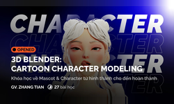 Khóa Học 3d Blender : Cartoon Character Modeling Cùng Digiart Academy