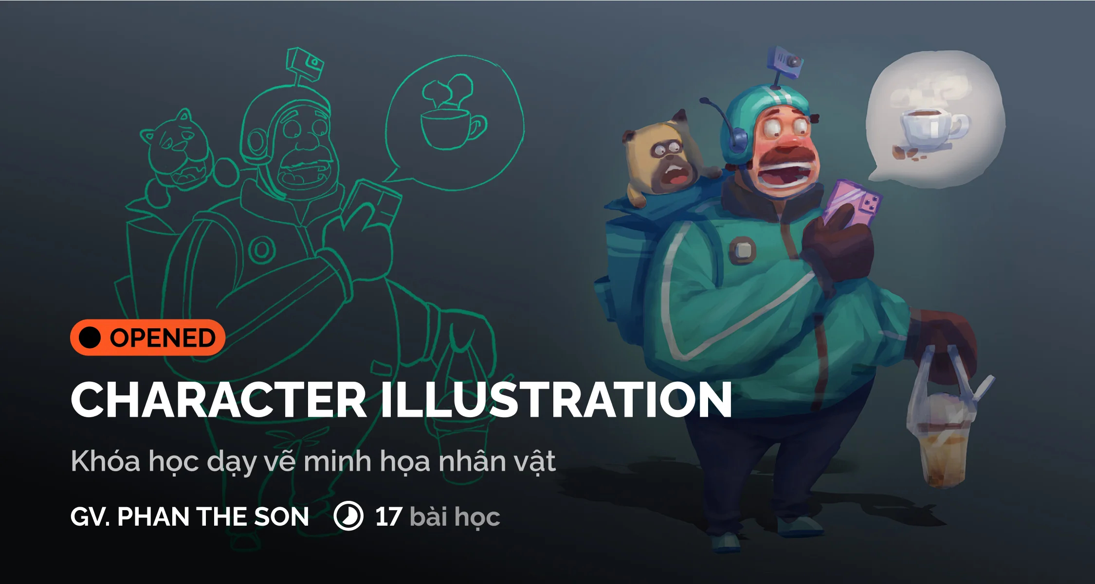Khóa Học Illustration: Character Cartoon Cùng Digiart Academy