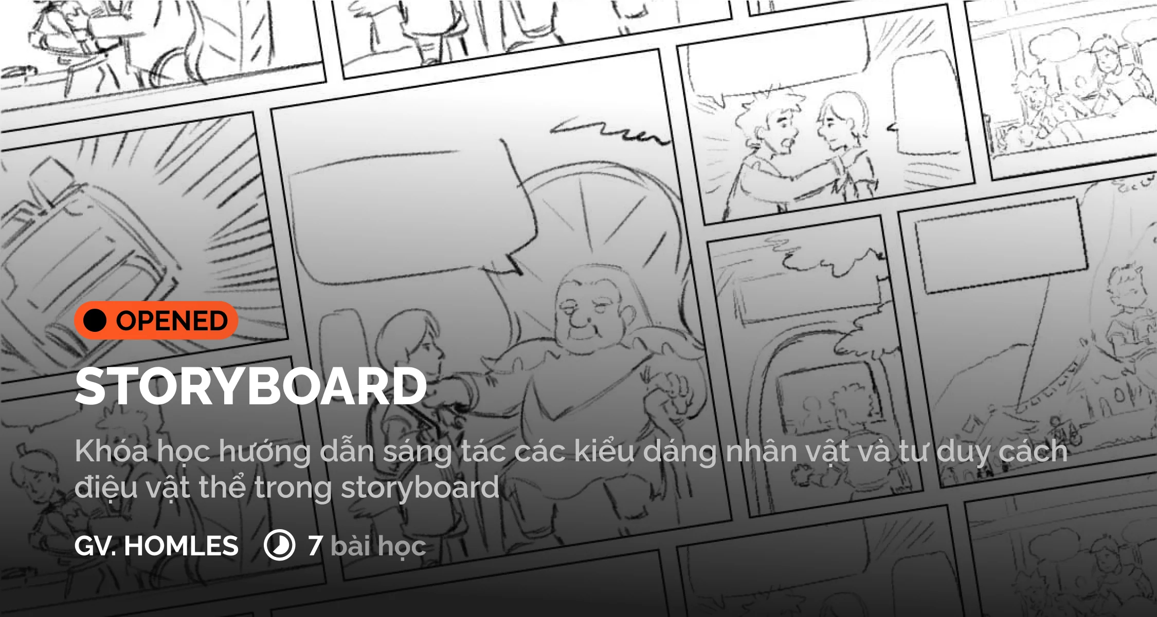 Khóa Học Thiết Kế Nhân Vật Comic Storyboard Cùng Digiart Academy