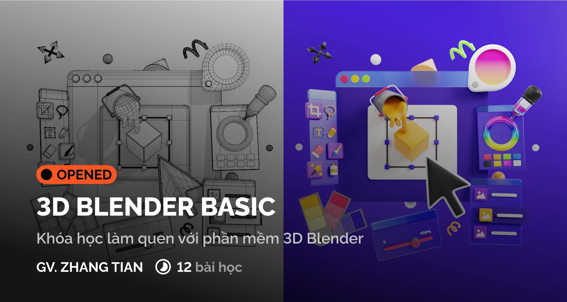 Khóa Học 3d Blender Cơ Bản Cùng Digiart Academy