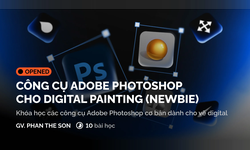 Khóa Học Công Cụ Photoshop - Digital Painting Cùng Digiart Academy