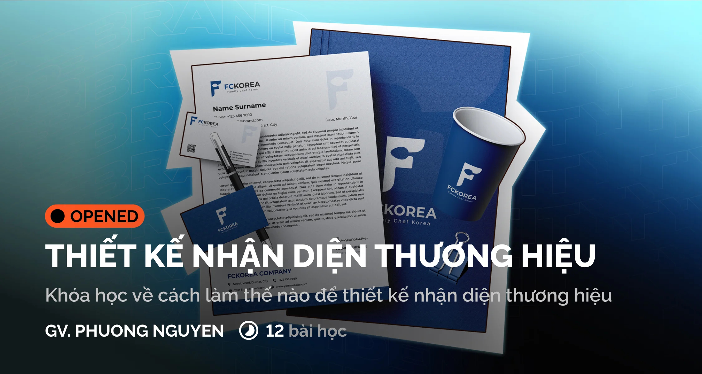Khóa Học Thiết Kế Nhận Diện Thương Hiệu Cùng Digiart Academy