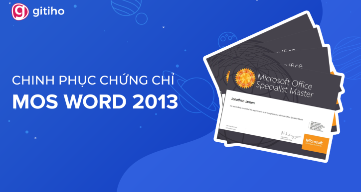 Khóa học MOSW: Chinh phục MOS Word 2013 cùng Nimbus