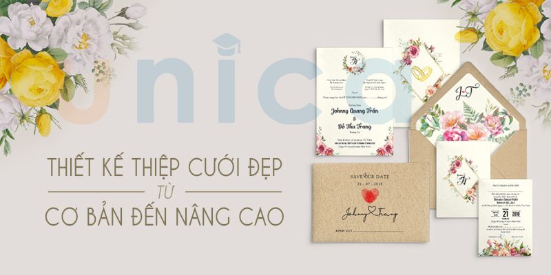 Khóa Học Học Thiết Kế Thiệp Cưới Đẹp Từ Căn Bản Tới Nâng Cao