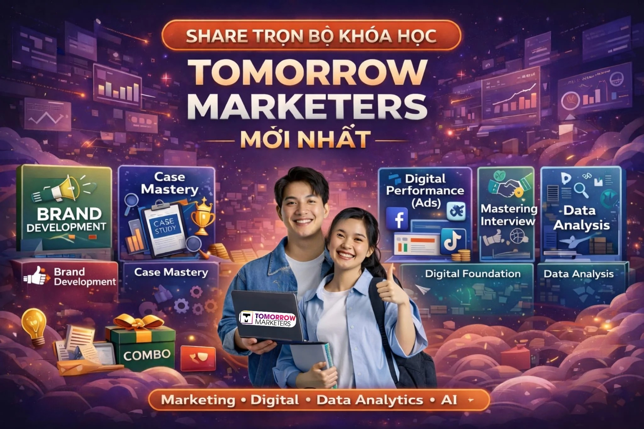 Combo 6 Khóa Digital Marketing Đỉnh Cao Cùng Tomorrow Marketers