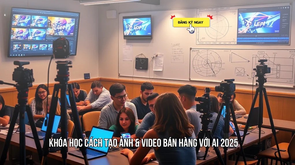 Khóa Học Cách Tạo Ảnh & Video Bán Hàng Với AI 2025