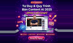 Khóa Học Youtube Vũ Văn Thắng K4 – Nắm Trọn Tư Duy & Quy Trình Bán Content AI