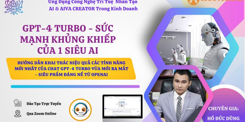 Khóa Học GPT - 4 Turbo - Sức Mạnh Khủng Khiếp Của 1 Siêu AI