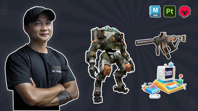 Khóa Học Tự học 3D Hard Surface - Khóa học 3D dành cho người mới