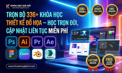 Trọn Bộ 336+ Khóa Học Thiết Kế Đồ Họa – Học Trọn Đời, Cập Nhật Liên Tục Miễn Phí