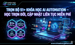 Trọn Bộ 51+ Khóa Học AI Automation – Học Trọn Đời, Cập Nhật Liên Tục Miễn Phí