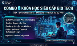 Combo 8 Khóa Học Siêu Cấp Big Tech – Tư Duy, DSA, System Design & Backend Cùng Engineer Pro