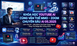 Khóa Học Youtube AI Cùng Văn Thế MMO – Zoom Chuyên Sâu AI 05.2025